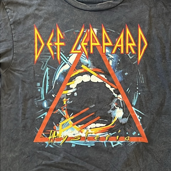 Def Leppard Hysteria 1987 Tour Shirt Mens Size Small - Picture 2 of 9